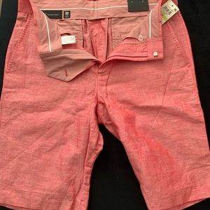Men’s linen blend shorts